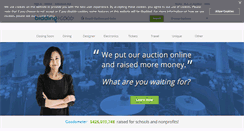 Desktop Screenshot of biddingforgood.com