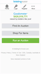Mobile Screenshot of biddingforgood.com